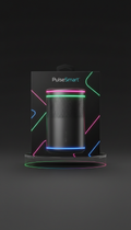 PulseSmart speaker with neon accents