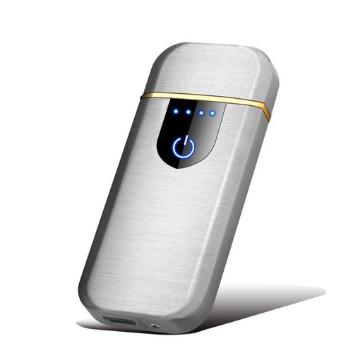 Modern Touch Electric ligter Plasma Lighters Dual arc Lighter USB lighters Flameless Rechargeable Lighter Windproof Lighter Electric lighters for  Men Gift Gadgets Accessories