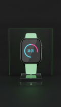 NeonEdge smartwatch with luminous strap